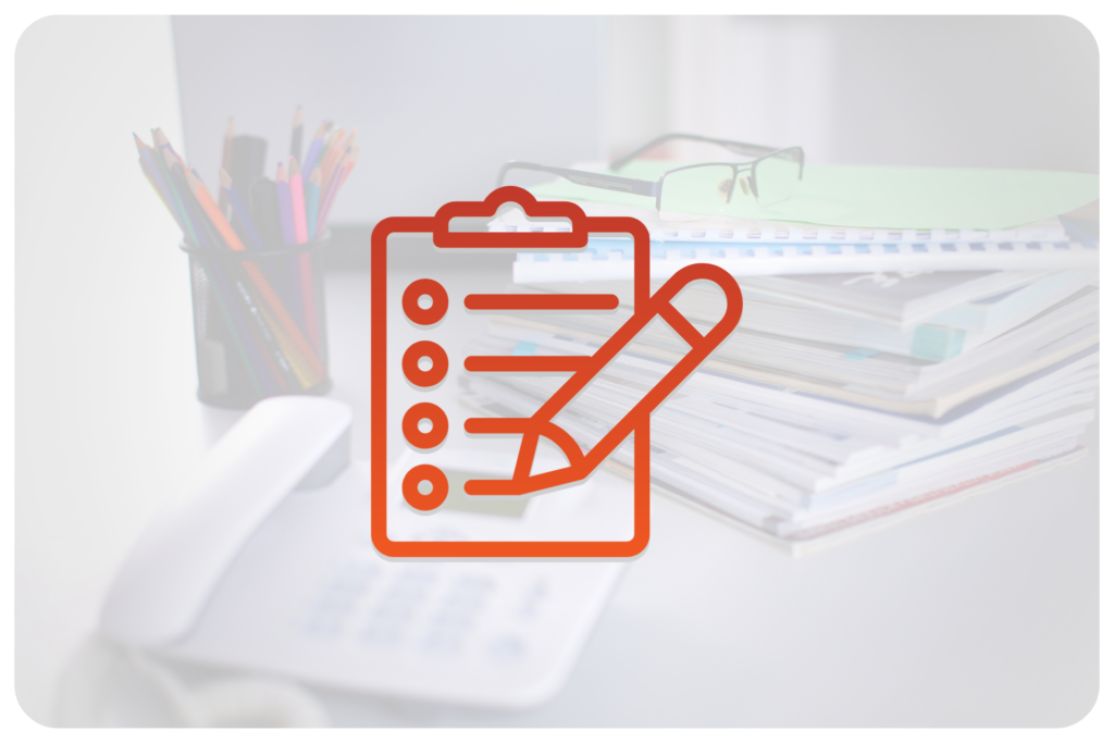 photo of documents and phone on desktop